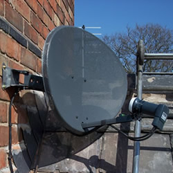 Chimney/Roof mounted Sky Satellite dish